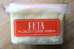Image 10 - Side label of Cricket Creek Feta Tub