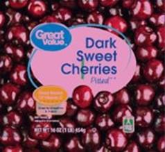 Great Value Dark Sweet Cherries , 16 oz
