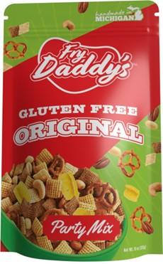 Fry Daddy’s Band Original Gluten Free Party Mix 10oz UPC 860007669545, Bagged