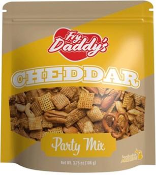 Fry Daddy’s Band Cheddar Party Mix 3.75oz UPC 860007991523, Bagged