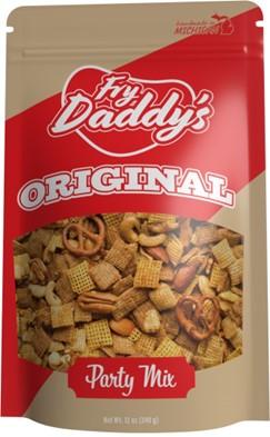 Fry Daddy’s Band Original Party Mix 12oz UPC 850047648006, Bagged 