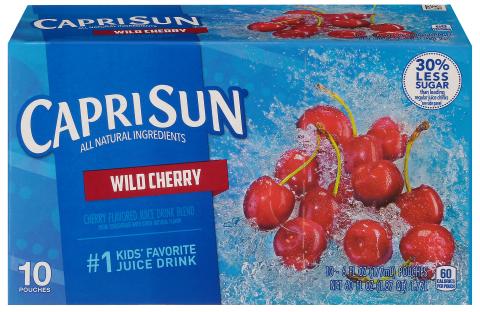 Capri Sun Wild Cherry, 6.6 fl oz