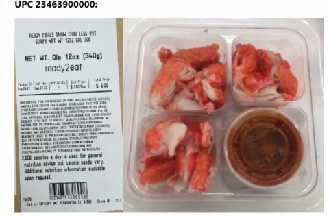 Picture of ReadyMeals Snow Crab Legs Imitation Surimi