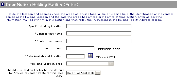 PNSI - Creating and Submitting a Prior Notice Fig 31