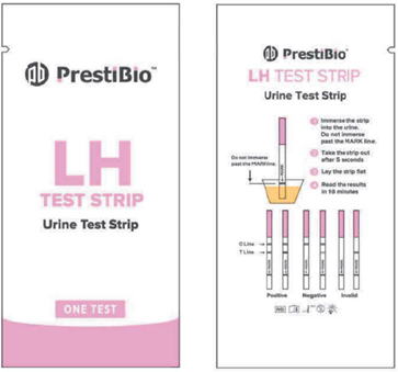 PrestiBio™ Ovulation Strips (Inner Foil Pouch):