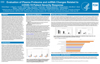 Poster Image - Evaluation of plasma proteome and miRNA changes related to COVID-19 patient severity response