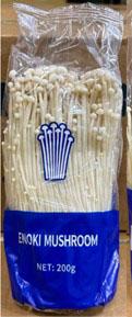 “Front of package, Enoki Mushroom, 200g”