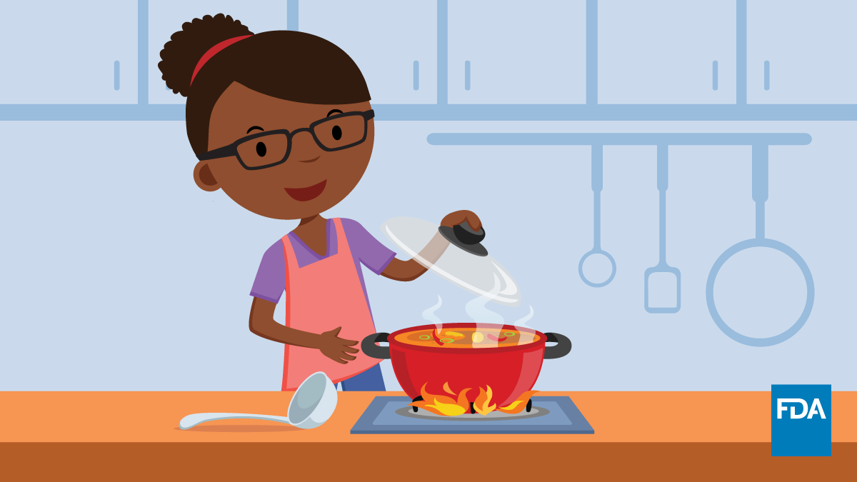 Health Educators ToolKit: A Woman Cooking 