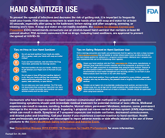 A small image of the PDF hand sanitizer safety infographic
