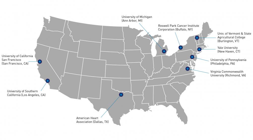 Tobacco Centers of Regulatory Science (TCORS) Map