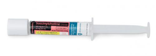 Succinylcholine Chloride 20mg/mL, 5mL dose/syringe
