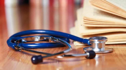Stethoscope with books