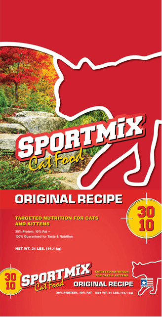 Label, Sportmix Original for Cats