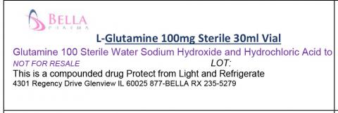 "Bella Pharma L-Glutamine 100mg Sterile 30ml Vial" alt="Bella Pharma L-Glutamine 100mg Sterile 30ml Vial"