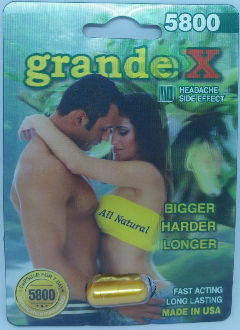 Grand X, Front of package