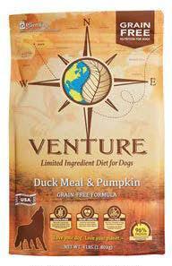 Image 42. “Venture Duck Meal & Pumpkin, front label”