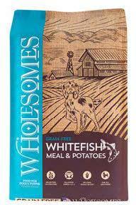 Image 74. “Wholesomes, Whitefish Meal & Potatoes, Front Label”