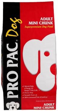 PRO PAC Dog, ADULT MINI CHUNK, Superpremium Dog Food 