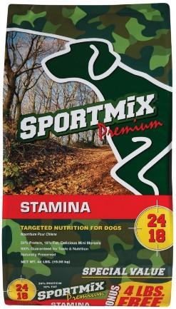 SPORTMIX, Premium, STAMINA, TARGETED NUTRITION FOR DOGS 24 18