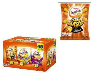 Pepperidge Farm® Goldfish® Sweet & Savory Crackers, 46 oz. Variety Pack Box, 45-count Single- Serve Snack Packs