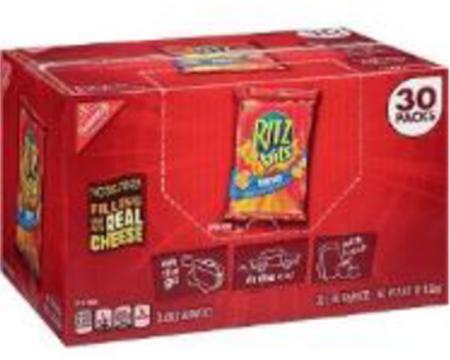 RITZ BITS CHEESE 30 PACK CARTON