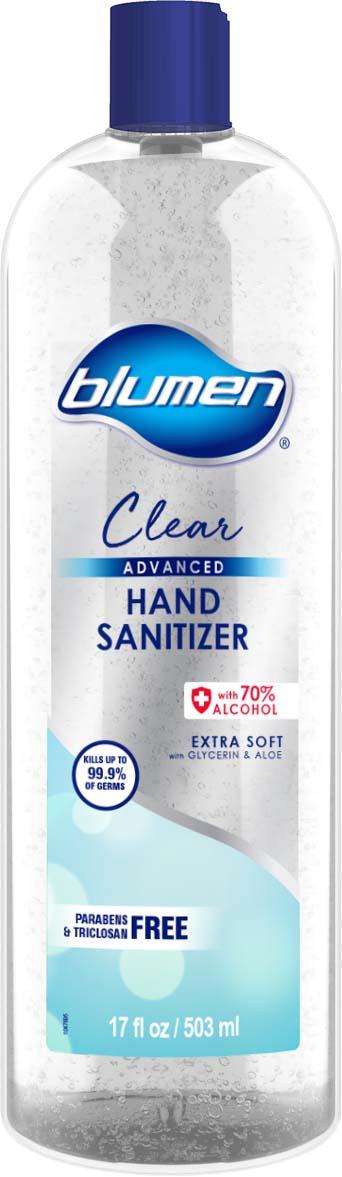 Product image, BLUMEN ADVANCED CLEAR HAND SANITIZER 17 FLOZ 