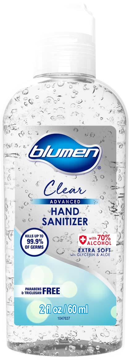 Product image, BLUMEN ADVANCED CLEAR HAND SANITIZER 2 FL OZ
