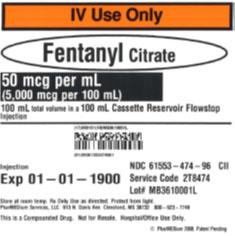 Service code 2T8474, 50 mcgmL Fentanyl Citrate (Preservative Free) Injection.jpg