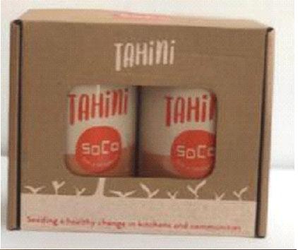 SoCo Tahini Labeling box