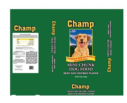 Image – Champ MINI CHUNK DOG FOOD, BEEF AND CHICKEN FLAVOR, Net Wt. 12lbs