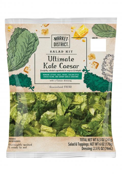 Photo 19 - Representative Labeling, Market District Salad Kit Ultimate Kale Caesar
