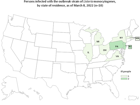 Case Count from CDC