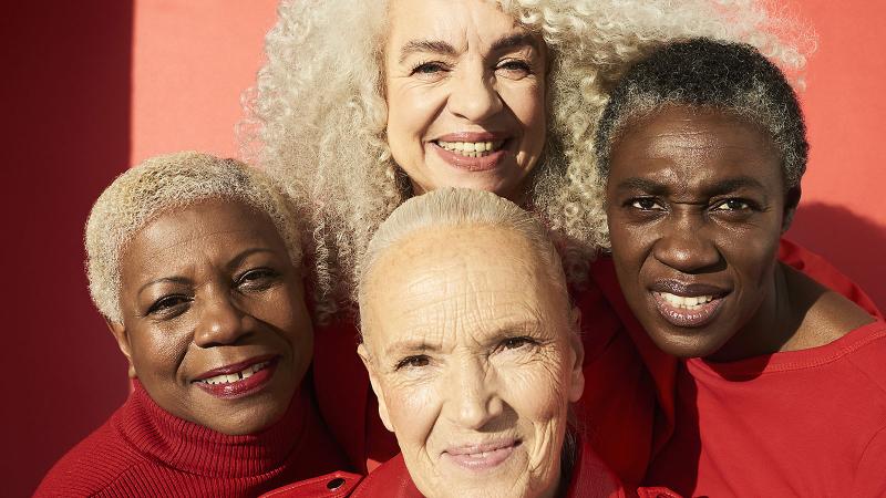 Four Women in Red