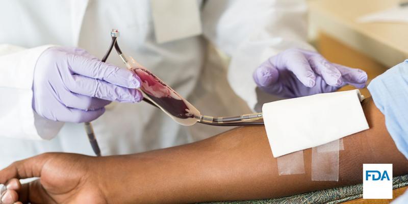 Person donating blood