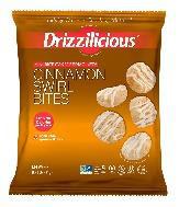 7.  Labeling, Drizzilicious Drizzled Mini Rice Cake Bites .74oz, Cinnamon Swirl