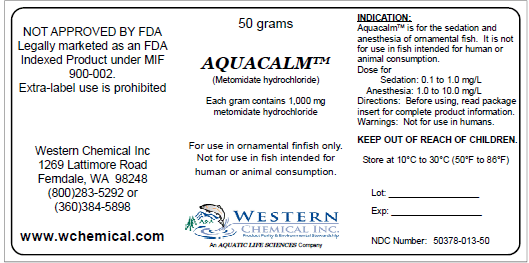 Aquacalm US 50 g Label