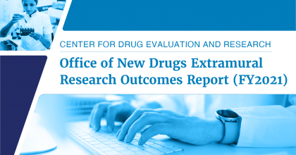 Office of New Drugs Research Program report cover