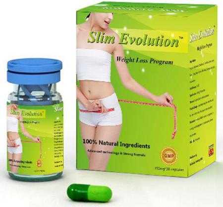 Slim Evolution - 100% Natural Ingredients; 30 capsules; 350mg each