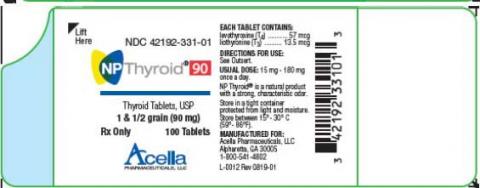 Photo 4: Labeling, NP Thyroid 90