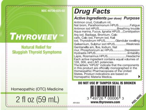 Thyroveev, 2 fl. oz. NDC 49726-025-02