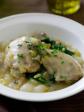 Chicken and mushroom fricassee