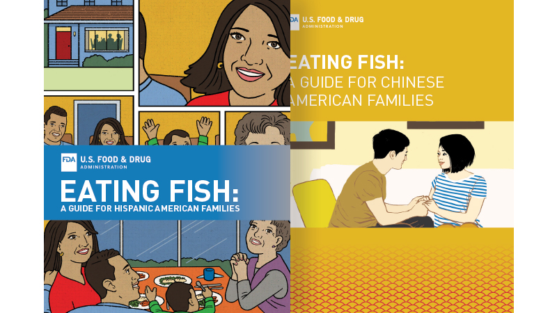 Photonovels for Hispanic American and Chinese American Families on the Advice about Eating Fish