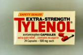 Extra-Strength Tylenol Safety Sealed Box