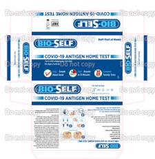Packaging for Bio-Self COVID-19 Antigen Home Test