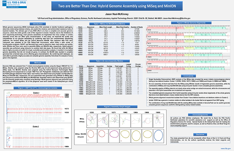 Two are Better Than One: Hybrid Genome Assembly using MiSeq and MinION