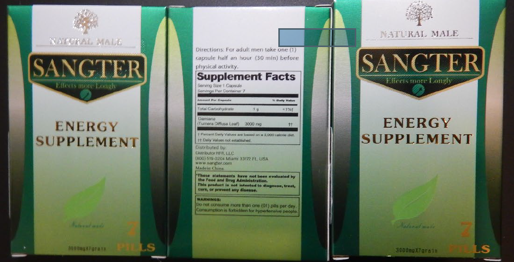 Image of Natural Male Sangter Energy Supplement
