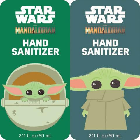 Front Label – STAR WARS MANDALORIAN HAND SANITIZER, 2.11 fl. oz./60 mL