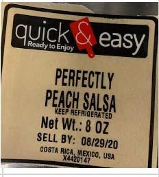 Photo 2 - Labeling, quick & easy, Perfectly Peach Salsa