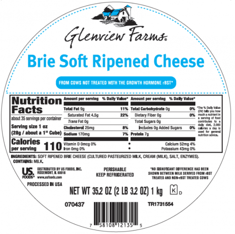 Glenview 2.2lb Brie