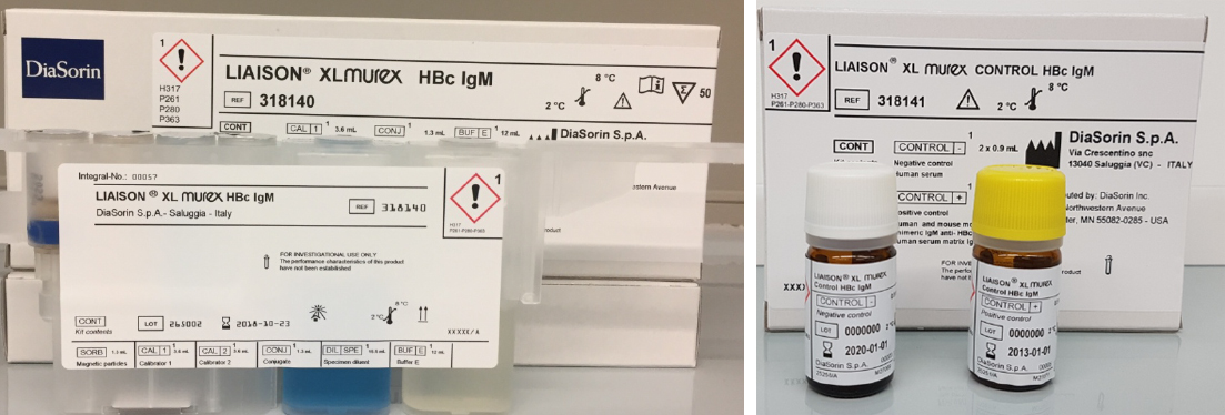 LIAISON® XL MUREX HBc IgM, LIAISON® MUREX Control HBc IgM – P180045